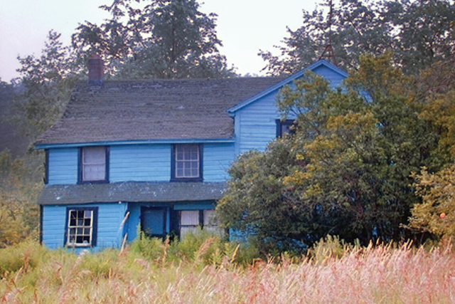 Blue Farmhouse Image